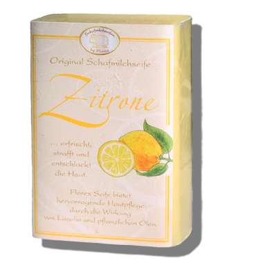 Schafmilchseife eckig Zitrone